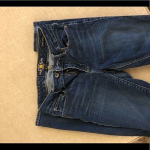 Lucky brand jeans size 0 Sasha super skinny
